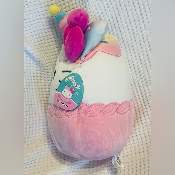 Squishmallow Sanrio Hello Kitty 12” Plushy ice cream with sprinkles Colorful - Picture 10 of 16